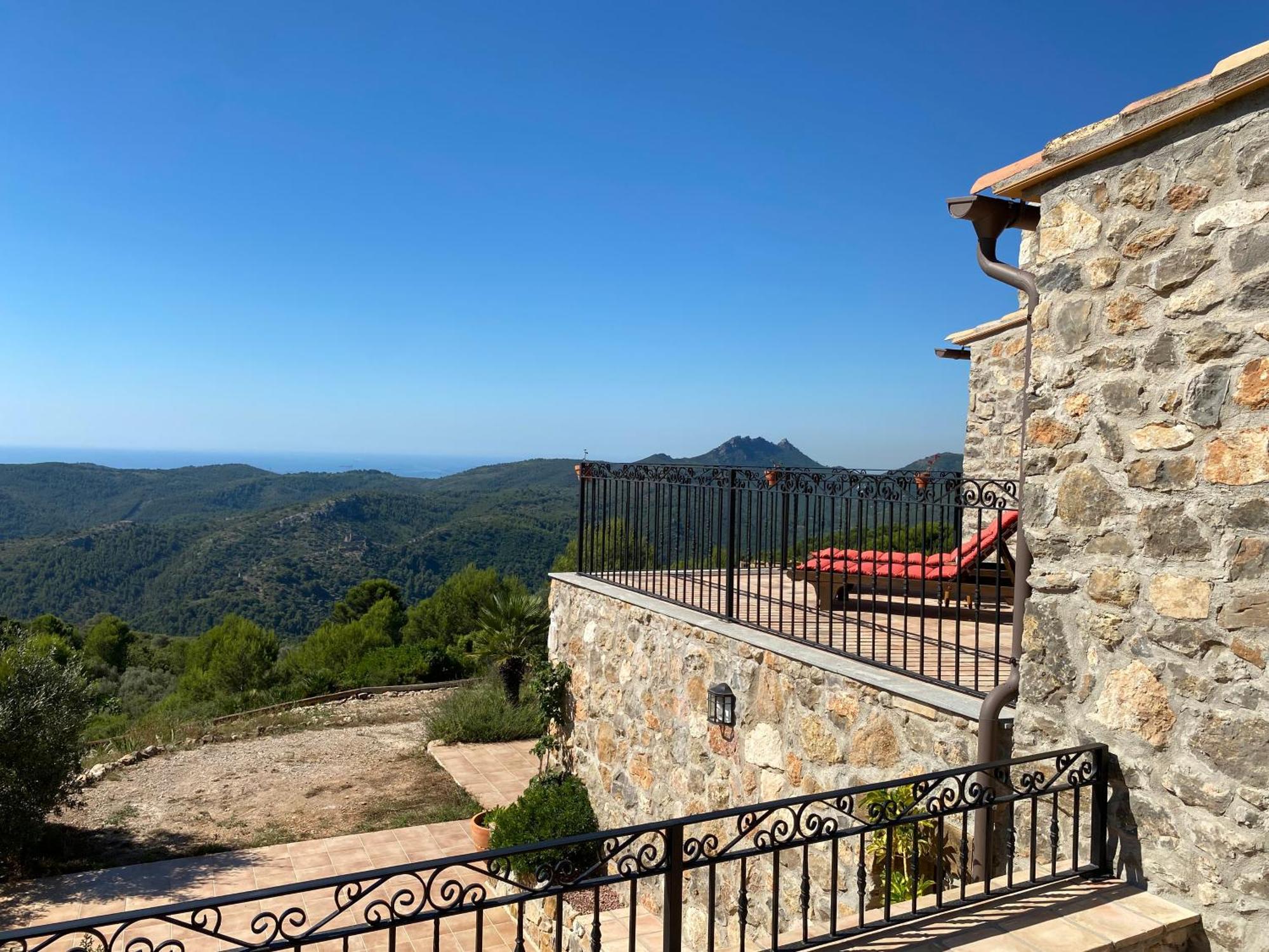 La Cueva De Miravet - Villa De Lujo En La Cima De La Montana Con Vistas Al Mar Cabanes  Kültér fotó