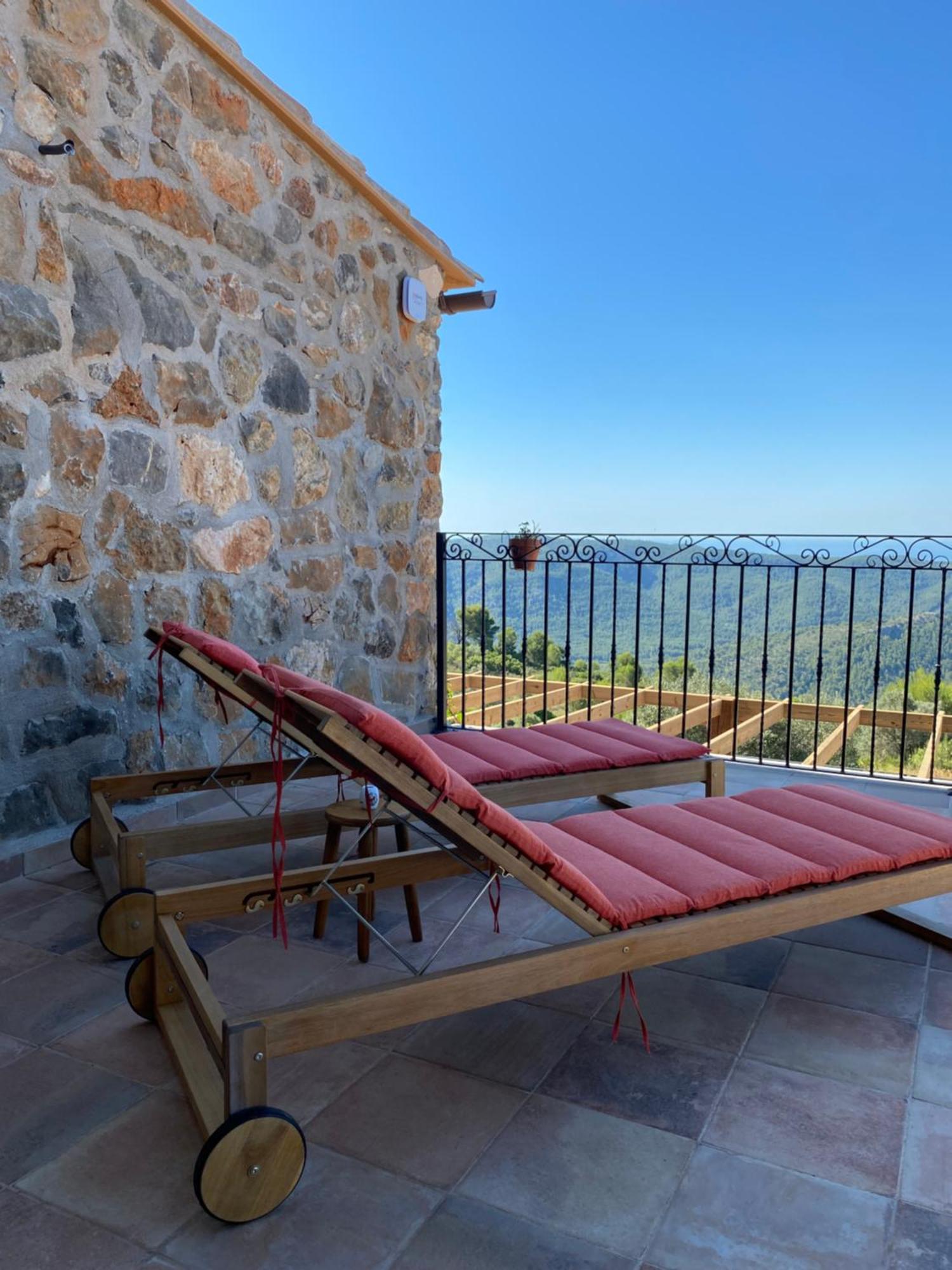La Cueva De Miravet - Villa De Lujo En La Cima De La Montana Con Vistas Al Mar Cabanes  Kültér fotó