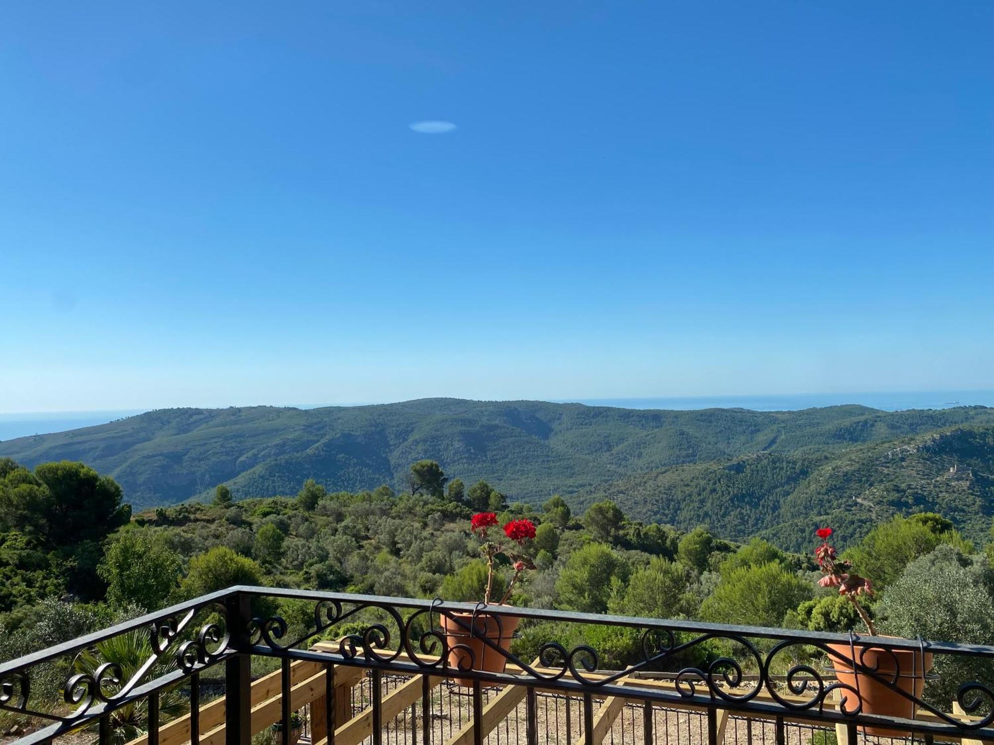 La Cueva De Miravet - Villa De Lujo En La Cima De La Montana Con Vistas Al Mar Cabanes  Kültér fotó